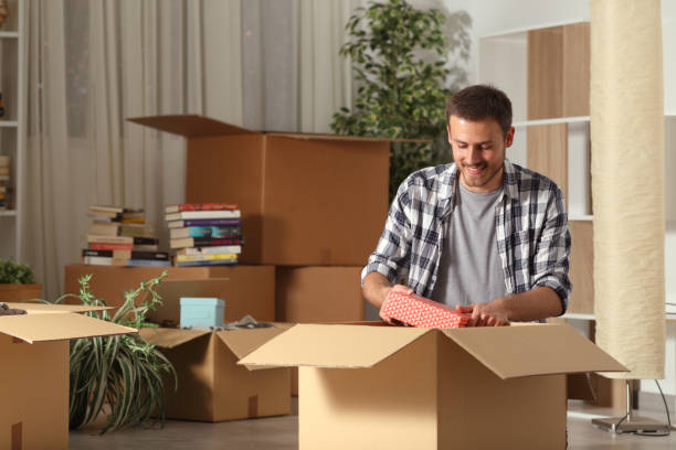 happy man moving